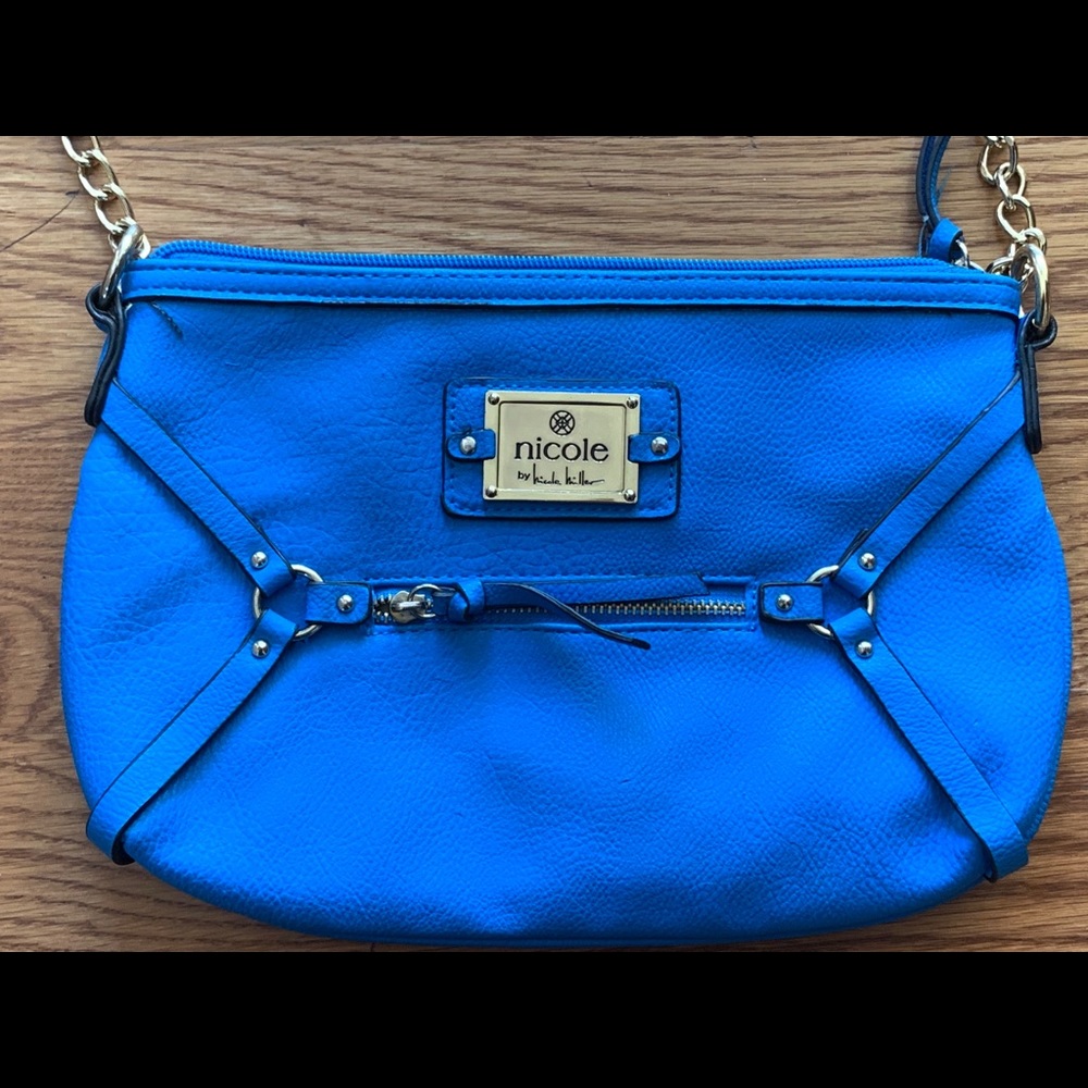 Nicole by Nicole Miller Blue Handbag